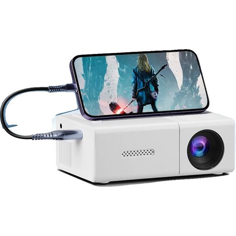 Proyector portátil con resolución 720p y altavoz integrado. (1/2)