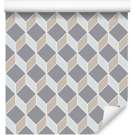 Carta da parati con motivo geometrico astratto per soggiorno e camera da letto, 50x1000 cm. (1/5)