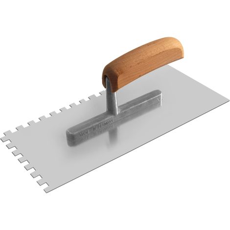 GLÄTTEKELLE E6, ROSTFREI, HOLZ, 280X130X0,7MM