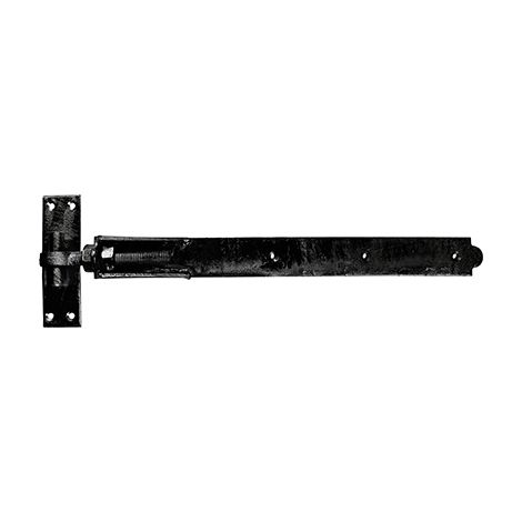 TIMCO Adjustable Band & Hook on Plates Hinges Black - 350mm