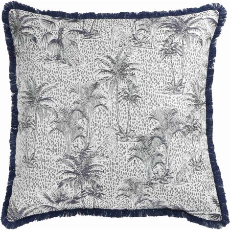 SPORTALM KITZBÜHEL Kissenhülle PALMS - 1 Stück 50x50 cm, Blau
