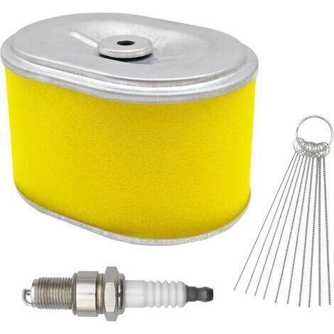 Filtre à air YGQ AFZE18 compatible avec moteur Honda GX160 GX200 GX140 5,5 HP 6,5 HP Predator Hemi MB200 159cc 17210-ZE1-505 avec bougie d'allumage (1/5)