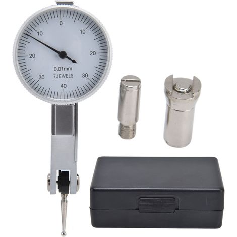 Outil de mesure de haute précision en acier avec comparateur à cadran et clips à queue d'aronde 0-0,8 mm - Équipement de mesure de précision pour (1/5)