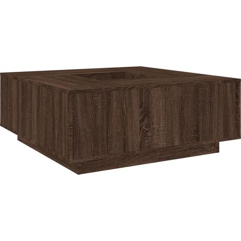 Maison Exclusive - Couchtisch Braun Eichen-Optik 100x100x40 cm Ho