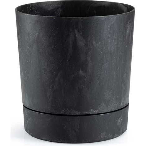 Vaso da fiori di azalea con sottovaso (riciclo) (1/5)