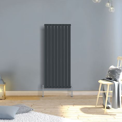 Warmehaus Vertical Radiator Flat 1600 x 546mm Single Anthracite (1/5)