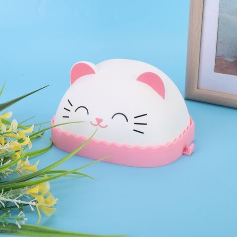 Distributeur de savon mural sans perche avec motif animal cartoon, boîte de rangement pour salle de bain, lot de 1 (1/5)