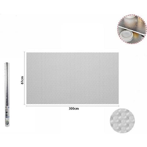 Trade Shop - ALUMINIUM KLEBEROLLE 61CMX3MT FÜR MÖBEL SCHUBLADEN KÜCHE TAPETE 70502 - (1/5)