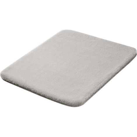 Kleine Wolke Badteppich Cony silbergrau 55 x 65 cm