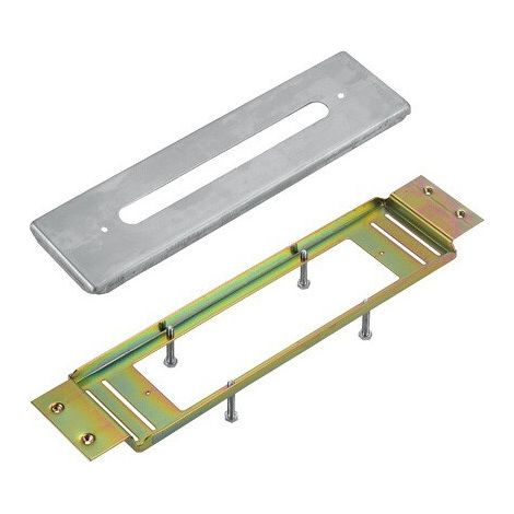 Plaque de montage pour mitigeur bain 4-trou s