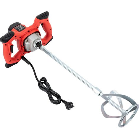 Miscelatore elettrico per cemento a mano 1500 W 6 velocità di malta elettrico per cemento High Low Gear 6 colore di velocità (1/5)