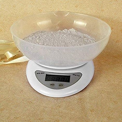 Balance de cuisine numérique avec balance alimentaire modulaire détachable, balance de cuisine abordable pour la cuisson et la pâtisserie. (1/5)
