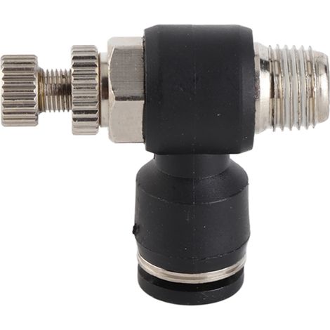 Valve de gaz pour buse CO2 de machine de découpe laser (tuyau d'air 6 mm  diamètre du filetage 9,7  réglable)