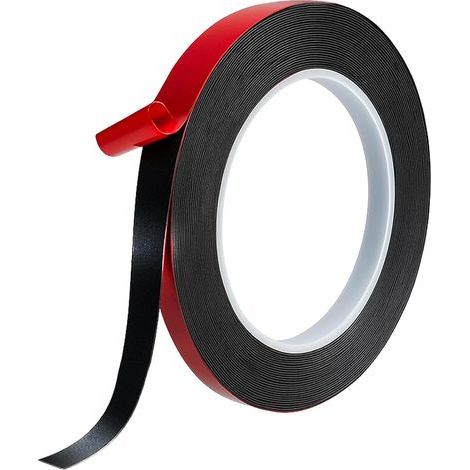 Ruban Adhésif Double Face, 10MM10M Acrylique Extra Fort Tape Ruban Fixation Autocollante Imperméable Amovible pour Bureaux Maison Réparation Fixant LED Voiture Moulure (1/5)