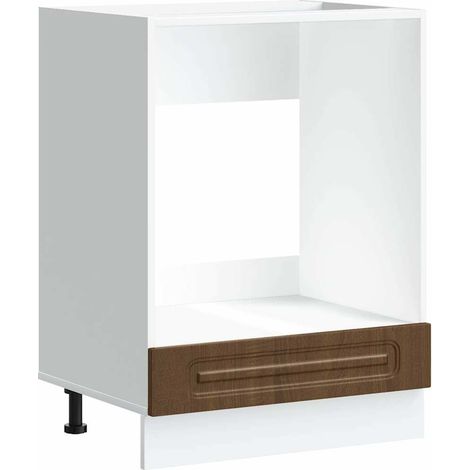 vidaXL Armadio per Forno Kalmar Rovere Marrone in Legno Multistrato (1/5)