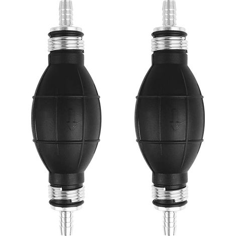 Lntyq mm Primerpumpe für Auto, Boot, 2 Stück, Kraftstoff-Diesel-Handpumpe zum Umfüllen von Gas, Kraftstoff, Diesel, Wasser, Flüssigkeit, Auto, Gartenpumpe (1/5)