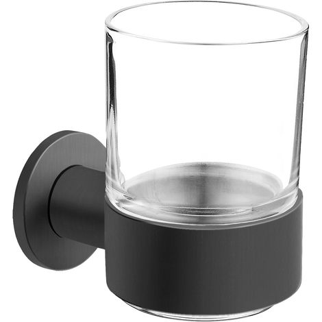 Sonríe con un solo vaso, color gris plomo. (1/2)