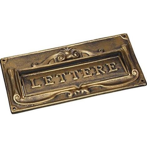 Bûche pour lettres Vigor alu-zinc bronze mm. 300x140