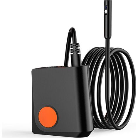 Endoscope sans Fil, caméra d'inspection WiFi, Endoscope étanche, caméra Serpent 8,0 mm, Cordon Semi-Rigide avec 8 + 1 lumières LED, caméra de vidange de Tuyau d'évier pour Smartphone Android,de DEBUNS (1/5)
