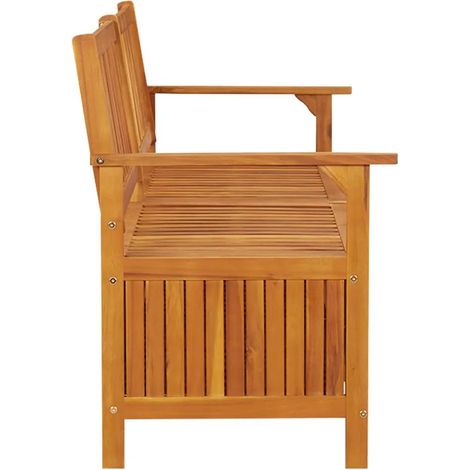 vidaXL Aufbewahrsitzbank 170 cm Massivholz Akazie Braun