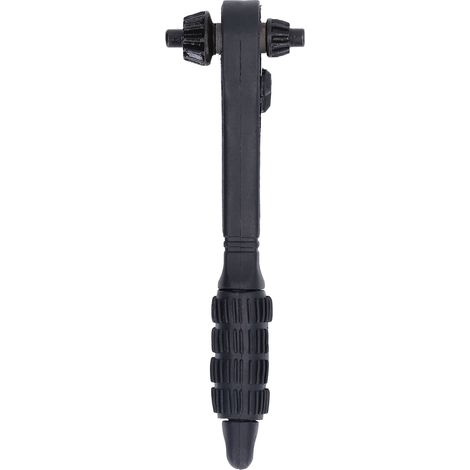 Chiave a cricchetto 2 in 1 Eujgoov, mandrino per trapano antiruggine, antiscivolo, design professionale, nero. (1/5)