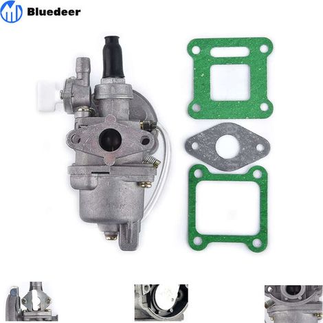 Carburateur Pz13 13mm pour 47cc 49cc Pocket Bike moteur 2 temps Mini Carb Quad Atv moto Dirt Bike (1/5)