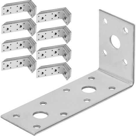 KOTARBAU® Winkelverbinder für Zimmererarbeiten, Edelstahl, verzinkt, 100 x 50 x 35 mm, 100 Stück