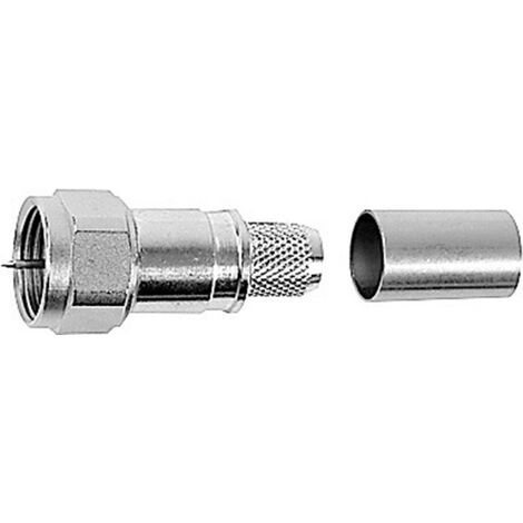 Telegärtner J01600A0010 J01600A0010 Connecteur F mâle, droit 75 Ω 1 pc(s) Y887621 (1/5)