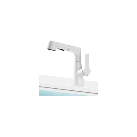 Robinet Cuisine Douchette Mitigeur Cuisine Pivotante à 360 Robinet 2 Modes Salle Bain Haut Peut avec Monotrou L'Eau Froide et Chaude pour Évier Cuisin (1/5)