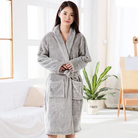 1PCS peignoir de femme avec taille L