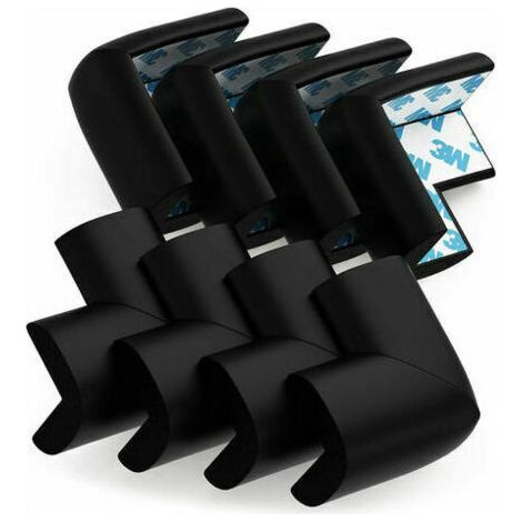 8pz Protezioni per Angoli Tavolo - Protezione per Bambini - Sicurezza Domestica con Tecnologia "Active Foam" - Sicurezza Armadi per Bambini (1/5)