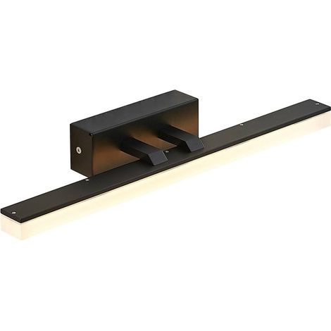 Lucande Lámpara de pared 'Lisana' en Negro Metal