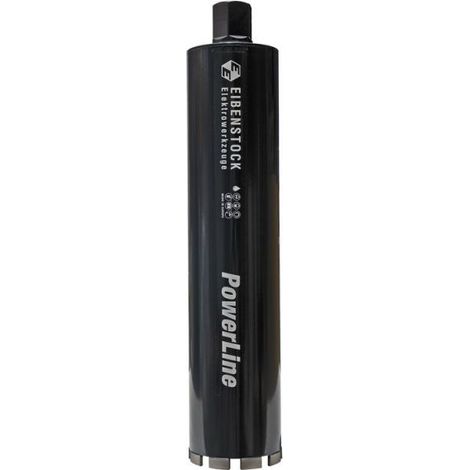 EIBENSTOCK corone diamantate ad umido 1¼" Powerline, Ø 107 mm, lunghezza di lavoro 450 mm - 36E10700