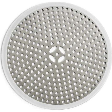 Drain de Douche, XU, Filtre de Cheveux, Filtre pour bonde de Douche, Grille Douche Anti Cheveux, Couverture de Drain Filtre à Évier, Attrape-Cheveux Douche Drain -Argent - KZQ