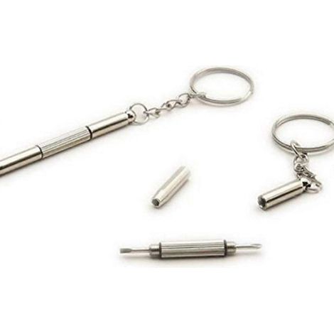 Ensemble de 3 mini tournevis de précision en acier inoxydable de qualité supérieure pour la réparation de lunettes, lunettes de soleil, montres, bijoux et appareils électroniques (1/4)