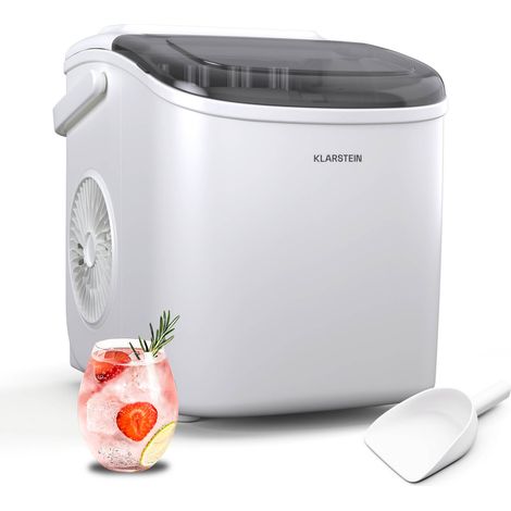 Klarstein Caldwell Macchina del ghiaccio 12 kg cubetti/giorno
