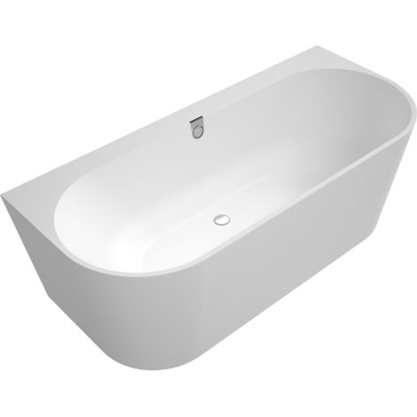 Bañera exenta 180 x 80 VILLEROY & BOCH Oberon 2.0 blanco mate