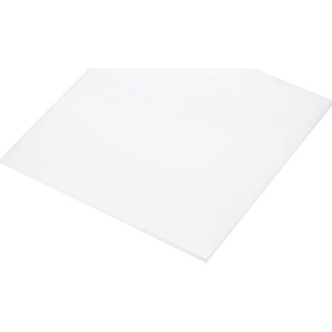 203x203x4mm Feuilles En Polyéthylène UHMW Ultra Haut Poids Moléculaire Feuille Plastique Blanche [Pour Maison, Industriel] (1/5)