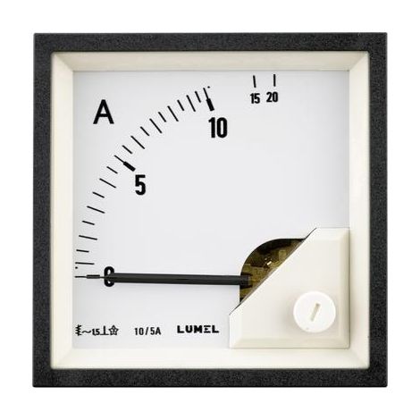 Lumel Voltímetro empotrable 500 voltios 72x72 mm robusto