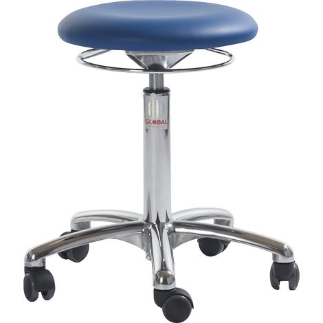FRANKEL kaiserkraft, Tabouret, avec anneau de commande, bleu