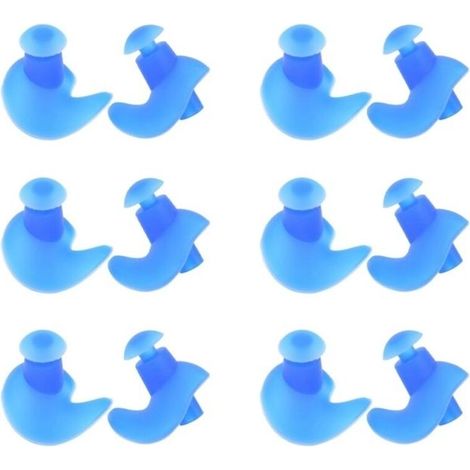 Ohrstöpsel – Professionell – Silikon – Wasserdicht – Geräuschunterdrückend – 6er-Pack (1/5)