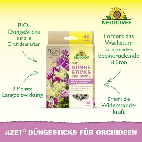 Neudorff Azet DüngeSticks für Orchideen - 40 Stück (1/5)