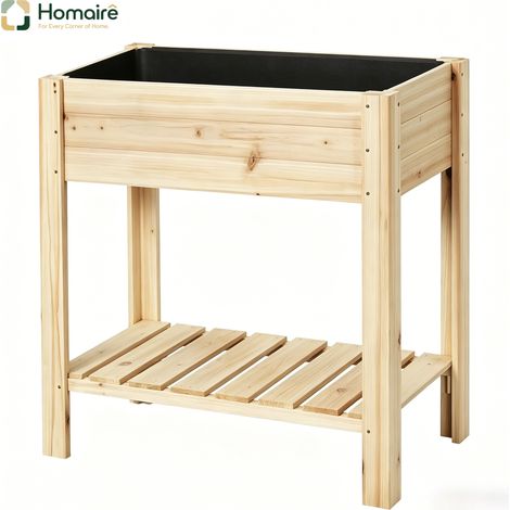 Aufbewahrungseinheit mit Schubladen, natur, in Holzdekor 80 x 40 x 75 cm HOMAIRE (1/5)