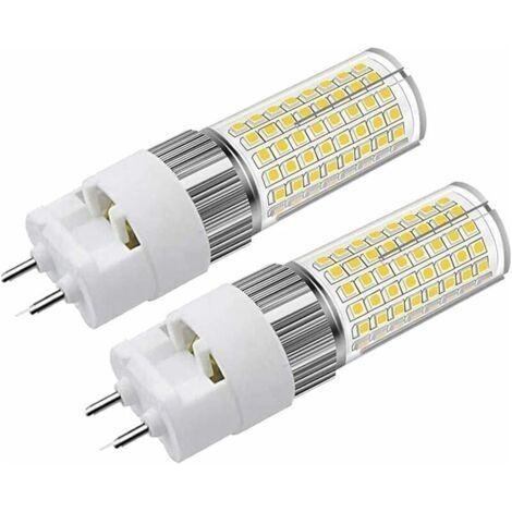 Ampoule à LED G12 16W Blanc Naturel, ampoule maïs bi-pin (équivalent 150W halogène/ampoule à incandescence), 4000K 1600 Lumen Plafonnier Floodlight pour maison rue garage paysage entrepôt, Pack de 2 (1/4)