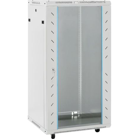 22U Netzwerkschrank 19" IP20 Grau 60x60x120 cm