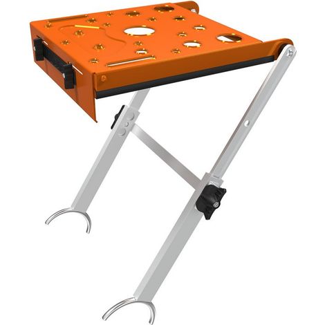 Little Giant – Repose-pieds en aluminium pour échelle – Surface antidérapante – Capacité 136 kg – Accessoire léger et facile à transporter