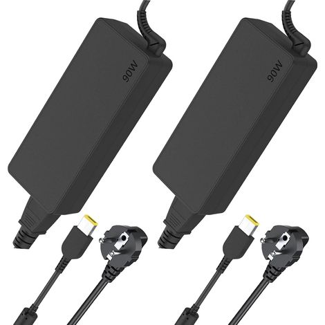 90 W 20 V 4,5 A - Câble de charge - Compatible avec les ordinateurs portables Lenovo ThinkPad X1 T540p, Lenovo B40 B41 B50 G40 Z70, ThinkCentre/IdeaCentre AIO - 1 (1/5)