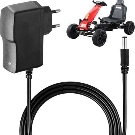 2pcs 12V Chargeur Voiture Electrique Enfant, Chargeur de Batterie 12V 1A Universel Véhicule Électrique d'enfant Ride on Toys pour Moto, SUV, VTT, ATV Car Voitures et Autres Véhicules Électriques 1000M