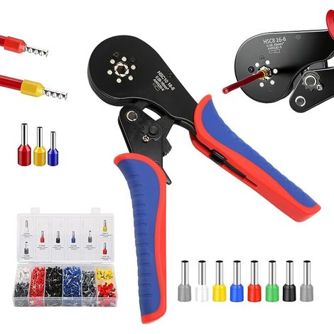 Automatic Crimping Pliers with Wiring Ends, Ergonomic Handle (1/2)