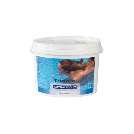 Cloro Lento Granulado AstralPool 5KG - Desinfección Duradera para Piscinas (1/2)